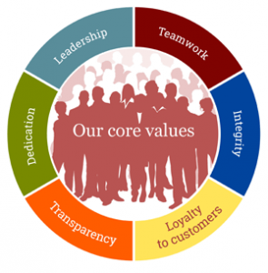 our core values